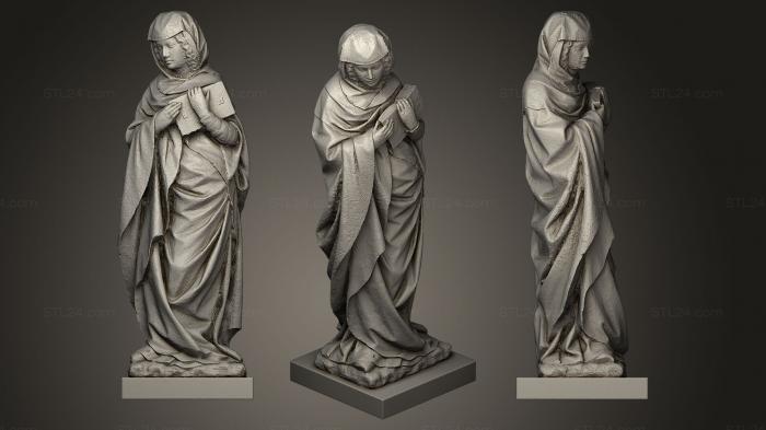 Статуи античные и исторические (Святая Женщина, STKA_0963) 3D модель для ЧПУ станка